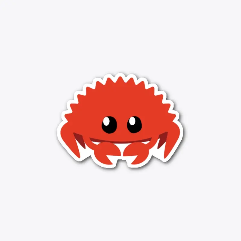 Cute Rustacean sticker